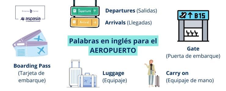 palabras en ingles para usar en el aeropuerto